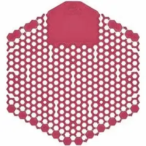 Fresh Products FRS 3WDS60SAP - Wave 3D Urinal Screen - Lasts upto 30 Days - Splash Reducer, Odor Control - 10 / Pack - Red