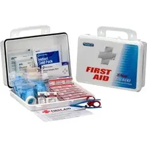 First Aid Only, Inc. FAO 60002 - First Aid Only 25 Person Office First Aid Kit - 135 x Piece(s) For 25 x Individual(s) - 10" Height x 3" Width7" Length - Plastic Case - 1 Each