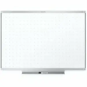 Acco Brands QRT TE547AP2 - Quartet Prestige 2 Total Erase Whiteboard - 72" (6 ft) Width x 48" (4 ft) Height - White Surface - Silver Aluminum Frame - Horizontal - Durable, Grid Pattern, Stain Resistant, Ghost Resistant, Smooth Writing - 1 Each