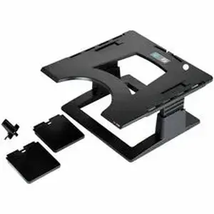 3m LX500 - Ergonomic Notebook Riser - 6" Height x 13" Width x 13" Depth - Black