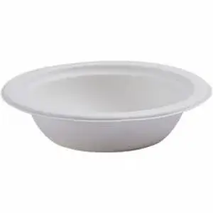 Eco-products,inc. ECO EPBL12NFA - Eco-Products Vanguard 12 oz Sugarcane Bowls - Breakroom - Disposable - Microwave Safe - White - Sugarcane Fiber Body - 1000 / Carton
