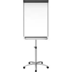 Acco Brands QRT ECM32P2 - Quartet Prestige 2 Mobile Presentation Easel - 24" (2 ft) Width x 36" (3 ft) Height - White Painted Steel Surface - Graphite Aluminum Frame - Vertical - Magnetic - 1 Each