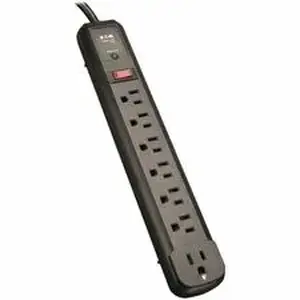 Eaton Tripplite TRP TLP74RB - Tripp Lite series Protect It! 7-outlet Surge Suppressor - 7 x NEMA 5-15R - 1800 VA - 1080 J - 120 V AC Input - 4 ft