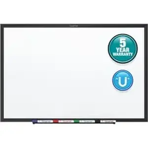 Acco Brands QRT SM535B - Quartet Classic Magnetic Whiteboard - 60" (5 ft) Width x 36" (3 ft) Height - White Painted Steel Surface - Black Aluminum Frame - Horizontal/Vertical - Magnetic - Durable, Smooth Surface, Sturdy - 1 Each