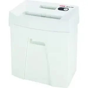 Hsm HSM 2320113 - Pure 220 - 1/8" - Strip Cut - 14 Per Pass - for shredding Staples, Paper, Paper Clip, Credit Card - 0.125" Shred Size - P-2/T-2/E-2 - 8.86" Throat - 6.60 gal Wastebin Capacity - White
