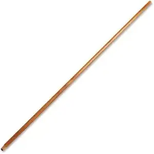 Rubbermaid RCP 636100LACCT - Commercial Lacquered Wood Broom Handle - 60" Length x 1.30" Diameter - Natural - Lacquered Wood - 12 / Carton