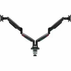 Kensington KMW 59601 - SmartFit Mounting Arm for Monitor, Flat Panel Display, Curved Screen Display - Black - Height Adjustable - 2 Display(s) Supported - 13" to 34" Screen Support - 19.84 lb Load Capacity - 75 x 75, 100 x 100 - VESA Mount Compatible - 1 Each