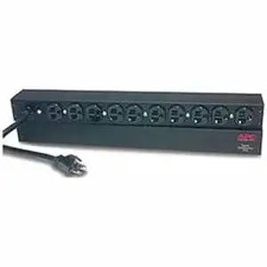 Apc - Schneider Electric APW AP9563 - APC Basic Rack 2.4kVA PDU - Basic - NEMA 5-20P - 10 x NEMA 5-20R - 100 V, 120 V - 2400 W - 11.98 ft Cord Length - 1U - Horizontal - Rack-mountable