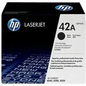 Hp HEW Q5942A - 42A (Q5942A) Standard Yield Laser Toner Cartridge - Single Pack - Black - 1 Each - 10000 Pages