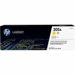 Hp HEW CE412A - 305A (CE412A) Standard Yield Laser Toner Cartridge - Single Pack - Yellow - 1 Each - 2600 Pages