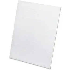 Ampad 21118 - Evidence Glue - Top Ruled Pads - Letter - 50 Sheets - Glue - Narrow Ruled Margin - 15 lb Basis Weight - Letter - 8 1/2" x 11" Sheet Size - 0.18" Height x 8.5" Width x 11" Length - White Paper - Padded, Sturdy Back, Chipboard Backing, Easy Tear, Smooth Edge, Rigid - 12 / Pack