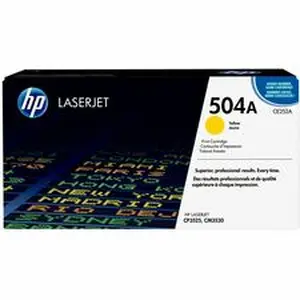 Hp HEW CE252A - 504A (CE252A) Laser Toner Cartridge - Single Pack - Yellow - 1 Each - 7000 Pages