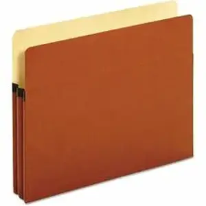 Universal Products UNV 15141 - Universal Straight Tab Cut Letter Expanding File - 8 1/2" x 11" - Capacity1 3/4" Expansion - 1 Pocket - Top Tab Position - Redrope - 25 / Box