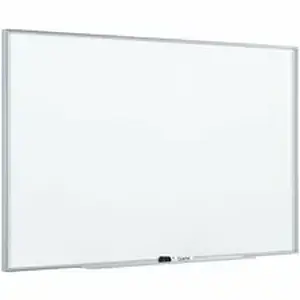 Acco Brands QRT NA9648F - Quartet Fusion Nano-Clean Magnetic Dry-Erase Board - 96" (8 ft) Width x 48" (4 ft) Height - White Surface - Silver Aluminum Frame - Horizontal/Vertical - Magnetic - 1 Each