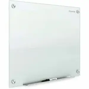Acco Brands QRT G4836F - Quartet Infinity Glass Dry-Erase Whiteboard - 48" (4 ft) Width x 36" (3 ft) Height - Frost Tempered Glass Surface - Horizontal/Vertical - Durable, Stain Resistant, Ghost Resistant, Scratch Resistant, Dent Resistant, Non-absorbent, Frameless - 1 Each