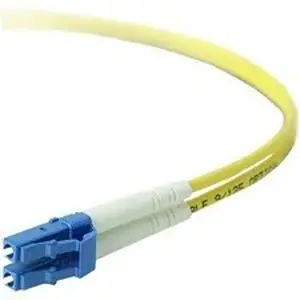Belkin BLK F2F802LL25M - Fiber Optic Duplex Patch Cable - 82.02 ft Fiber Optic Network Cable - First End: 2 x LC - Male - Second End: 2 x LC - Male - Patch Cable - 9/125 µm - Yellow - 1 Each