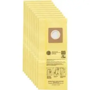 Techtronic Industries Co Ltd AH10243 - Hoover HushTone Vacuum Bags - 10 / Pack - Disposable, Micro Allergen - Yellow