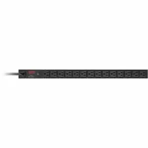 Apc - Schneider Electric APW AP9551 - APC Basic Rack 2400VA PDU - Basic - NEMA L5-20P - 14 x NEMA 5-15R - 100 V, 120 V - 2400 W - Overload Protection - 11.98 ft Cord Length - 0U - Vertical - Rack-mountable