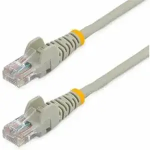 Startech STC 45PATCH25GR - .com 25ft Gray Snagless Cat5e UTP Patch Cable - 25 ft Category 5e Network Cable - First End: 1 x RJ-45 Network - Male - Second End: 1 x RJ-45 Network - Male - Patch Cable - Gray - 1 Each