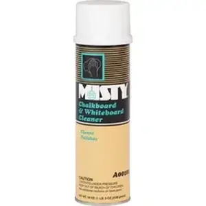 Zep Inc. 1001403 - MISTY Chalkboard/Whiteboard Cleaner - For Whiteboard, Chalkboard - Foam Spray - 19 fl oz (0.6 quart) - Sassafrass Scent - Non Ammoniated, Pleasant Scent - White - 12 / Carton
