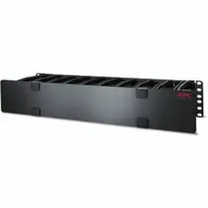 Apc - Schneider Electric APW AR8603A - APC Horizontal Cable Manager - Cable Manager - Black - 2U Rack Height - 1 Each - TAA Compliant