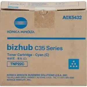 Konica Minolta KNM A0X5432 - Laser Toner Cartridge - Cyan - 1 Each - 4600 Pages