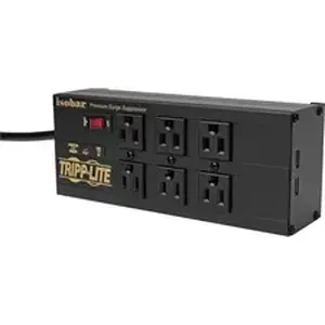 Eaton Tripplite TRP IBAR6ULTRAUS - Tripp Lite series 6-Outlet Surge Suppressor/Protector - 6 x NEMA 5-15R, 2 x USB - 3840 J