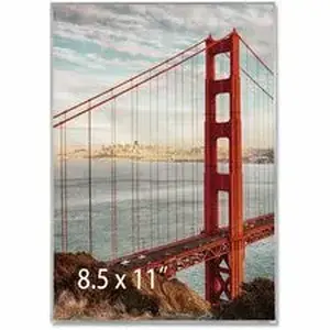 Universal Products UNV 76890 - Universal Document Frame - Holds 8.50" x 11" Insert - Rectangle - Desktop - Horizontal, Vertical - Easel Back - Plastic - Clear - 1 Each