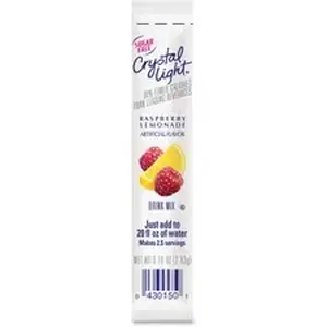 Heinz KRF 00015 - Crystal Light On-The-Go Raspberry Lemonade Mix Sticks - 0.16 oz - 1 Box