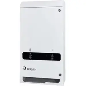 Hospeco HOS EVNT3WM - Evogen EV3 No-Touch Menstrual Care Dual Vendor (EVNT3) - White - Metal - 1 Each