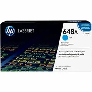 Hp HEW CE261A - 648A (CE261A) Standard Yield Laser Toner Cartridge - Single Pack - Cyan - 1 Each - 11000 Pages