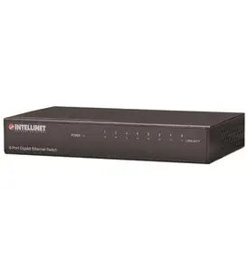 Intellinet ITL-530347 - Gigabit 8 Port SwitchDeskMetal