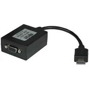 Eaton Tripplite P131-06N - Tripp Lite HDMI to VGA Video Adapter Converter w/ Audio 1080p 6in 6in. in. in. in.