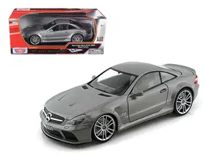Motormax 79161gry - Mercedes SL65 AMG Black Series Grey Diecast Model 1/18