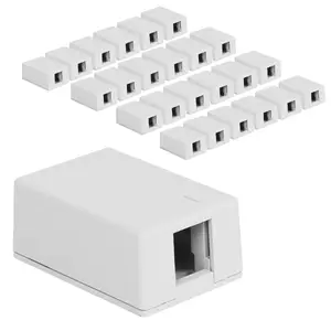 Cablesys ICC-IC107BC1WH - ICC ICC-IC107BC1WH Surface Mount Box, 1-port, 25pk, Wh