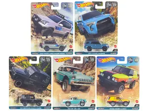 Hot Wheels FPY86-959F - "HW Off Road" 5 piece Set "Car Culture" Series Diecast Model Cars by Hot Wheels