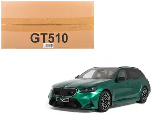 Gt Spirit GT509 - 2024 BMW M5 Touring (G99) Isle of Man Green Metallic with Black Top 1/18 Model Car by GT Spirit