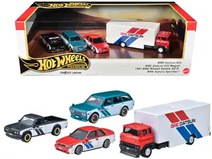 Hot Wheels GMH39-986U - "BRE" Set of 4 pieces Series Hot Wheels "Premium" 2024 Series U Diecast Model Cars by Hot Wheels