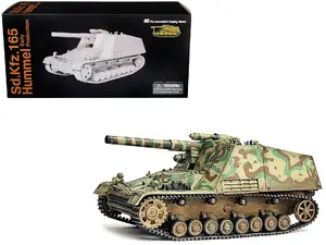Dragon Models 63180 - German Sd.Kfz.165 Hummel Self-Propelled Gun V2 "Early Production German Army" "NEO Dragon Armor" Series 1/72 Plastic Model by Dragon Models