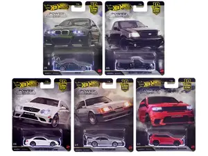 Hot Wheels FPY86-961R - "Power Trip" 5 piece Set "Car Culture" 2026 Series R Diecast Model Cars by Hot Wheels