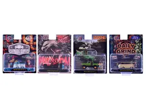 M2 67500-15 - "Auto News" Release 15 Set of 4 Cars Limited Edition to 8500 pieces Worldwide 1/64 Diecast Model Cars by M2 Machines