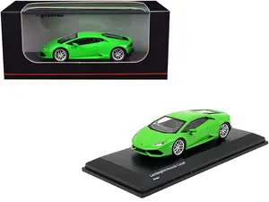 Kyosho KS07045A3 - Lamborghini Huracan Coupe Bright Green 1/64 Diecast Model Car by Kyosho