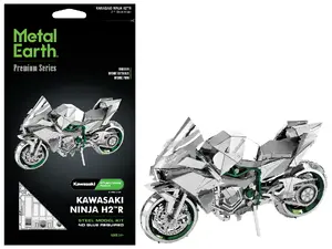 Metal Earth 1-ICX021 - Model Kit Kawasaki Ninja H2R Motorcycle (Expert Difficulty) Steel Model by Metal Earth