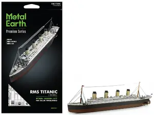 Metal Earth 1-PS2004 - Model Kit RMS Titanic Ship (Moderate Difficulty) Steel Model by Metal Earth