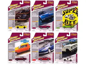 Johnny Lightning JLCG033A - "Classic Gold Collection" 2025 Release 1 Set A of 6 Cars 1/64 Diecast Model Cars by Johnny Lightning