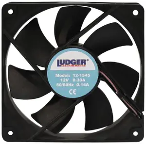 Nippon Labs 121545 - Ludger Mini 12V 4" Square Rotary Cooling Fan