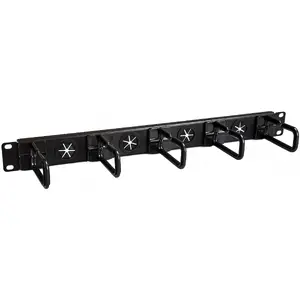 Startech STC CABLMANAGERH - .com 1U Server Rack Cable-Management Panel - Cable Management Panel - 1U Rack Height x 19" Panel Width x 19" Length - 1 Each - TAA Compliant