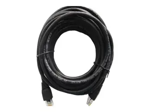 Imicro Electronics C5M-25-BKB - iMicro UTP-4P5E-25BLK 25ft CAT5e Cable (Black) | SKU ST-C5/25BK