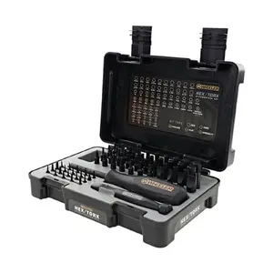 Battery Technology 4001007 - Wheeler Gunsmithing Hex/Torx/Phillip/Flat Screwdriver Bit Set (65 Piece)