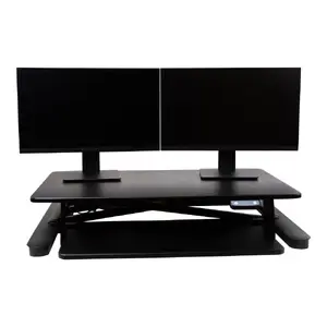 Ergotron FDM-E-DESK - THE FREEDOM E-DESK DESKTOP CONVERTER FITS DUAL 24IN MONITORS AND SUPPORTS UP TO